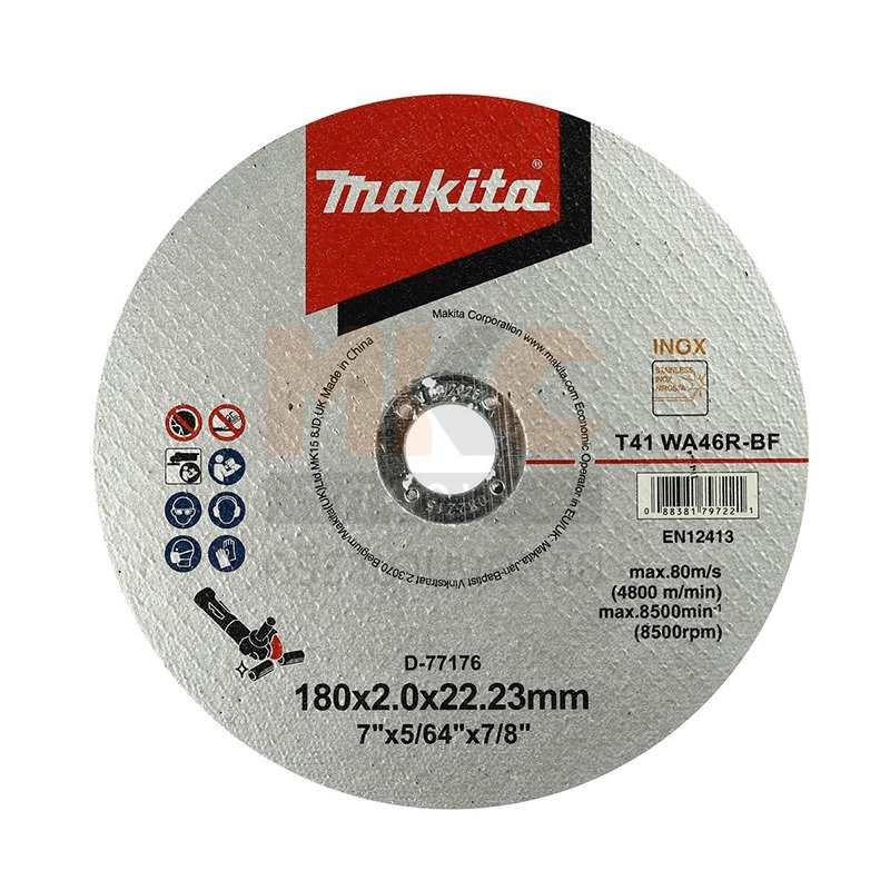 MAKITA ใบตัดเหล็ก,STL 7"x2มม. D-77176