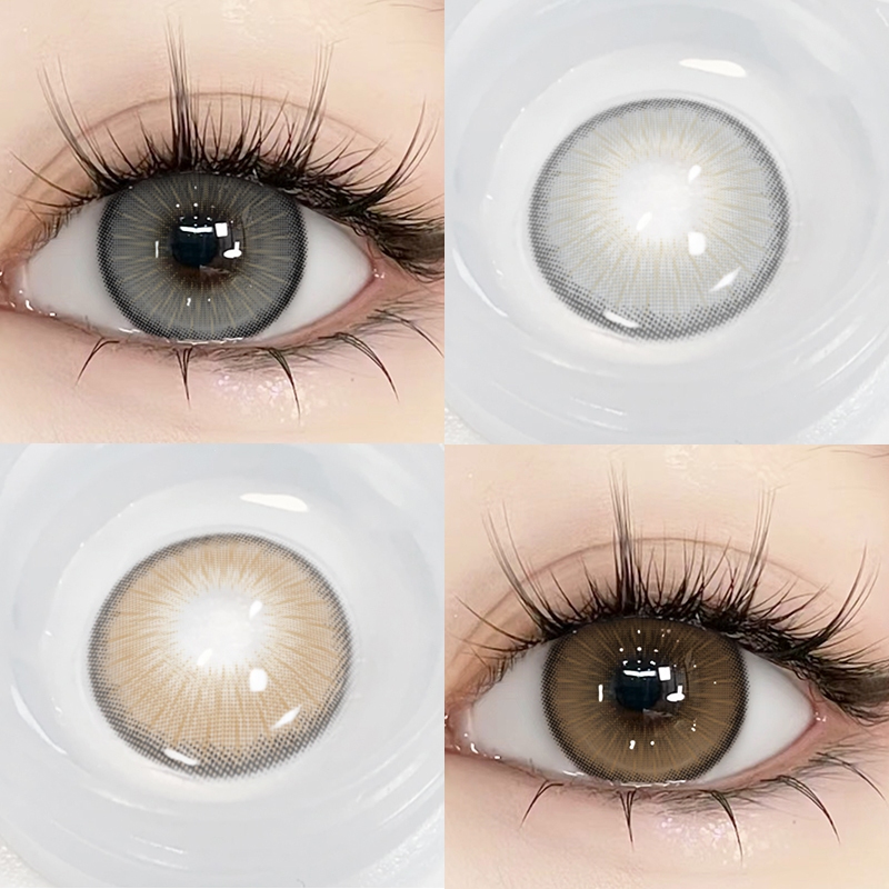 {COD}-Eyeshare Firenze Grey Brown คอนแทคเลนส์ 1 คู่ เลนส์ตาโต 14.5 มม. น่ารัก ปริมาณน้ำ 40% ส่งฟรี