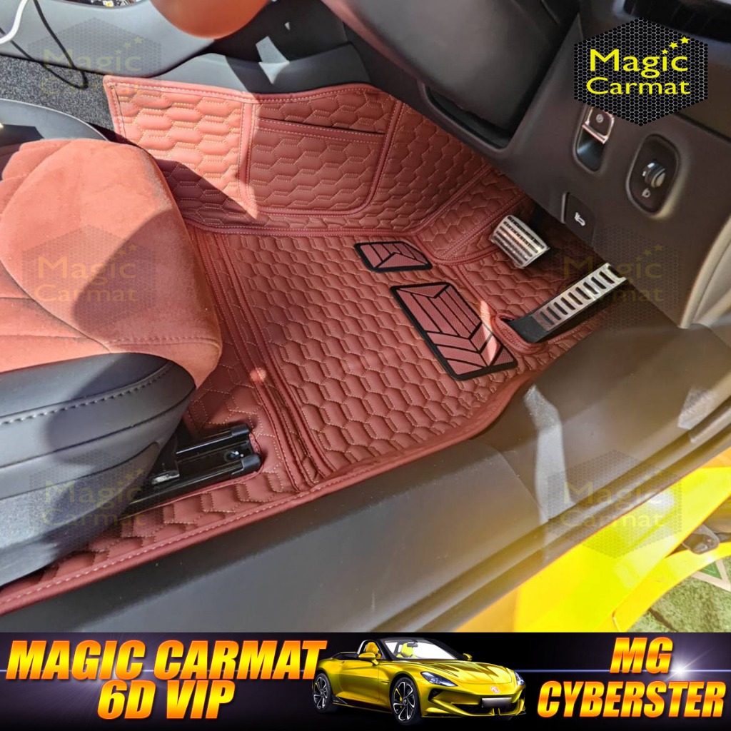 MG Cyberster E-Roadster 2023-รุ่นปัจจุบัน พรมรถยนต์ MG Cyberster E-Roadster พรม6D VIP High Grade Magic Carmat - รูปที่ 2