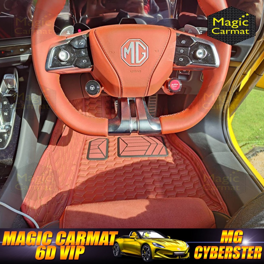 MG Cyberster E-Roadster 2023-รุ่นปัจจุบัน พรมรถยนต์ MG Cyberster E-Roadster พรม6D VIP High Grade Magic Carmat - รูปที่ 3