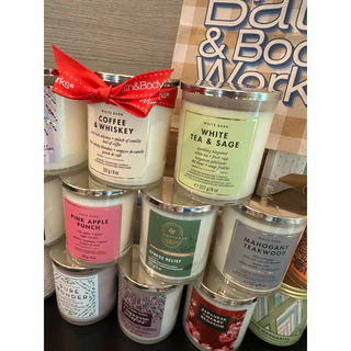 มีส่งด่วน🔴แท้💯%🔴Shopไทย เทียนหอม กระปุกเล็ก✅Bath & Body works Candle พร้อมส่ง Bath and Body works เทียนก้อนเล็ก