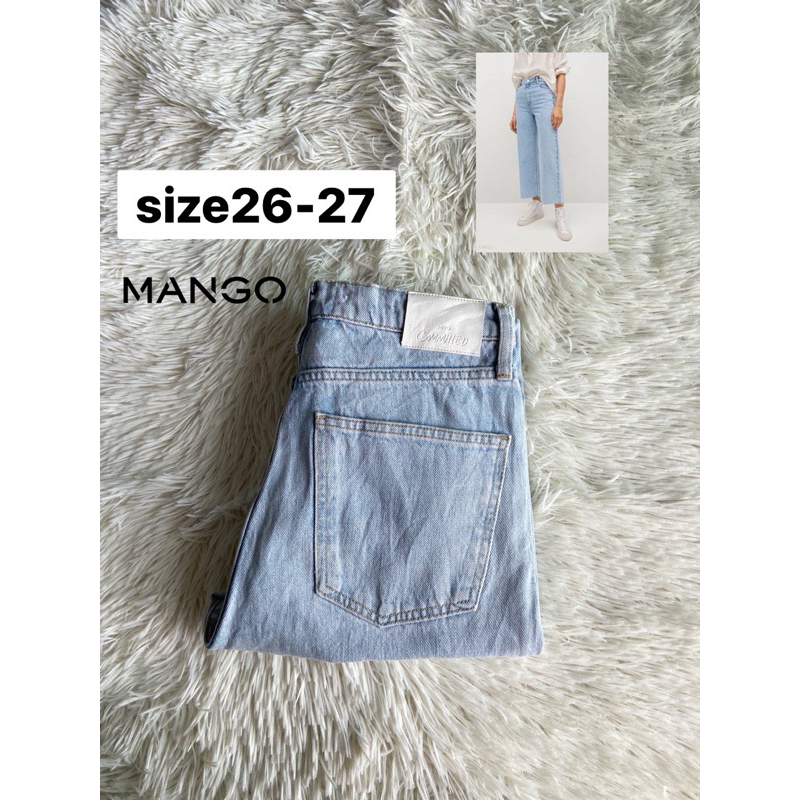 MANGO  GABRIELA Wide Leg  Jeans แท้💯%มือสอง