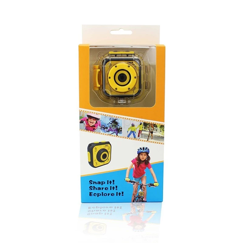 กล้องติดหมวกกันน้ำสำหรับเด็ก Waterproof Kids Sports Action Camera 720P HD thumbnail 10
