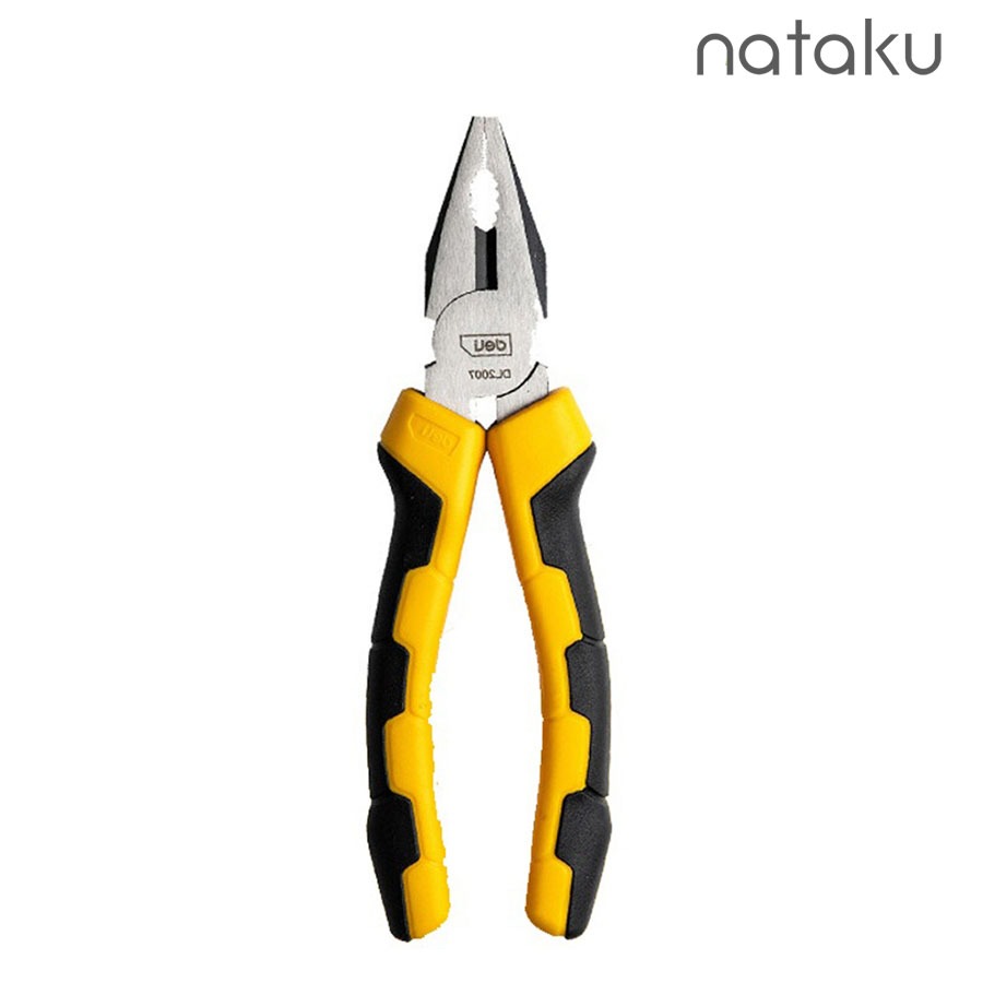 Nataku คีมช่าง คีมปากจิ้งจก 6/7/8 นิ้ว คีม กรรไกรตัดลวด คีมปากจระเข้ คีมปากรวม ครีมตัดลวด Combination Pliers