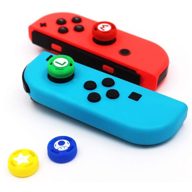 (ขายเป็นชิ้นเลือกได้) จุกยางอนาล็อคจอย Analog Caps คุณภาพ เกมNintendo Switch/Nintendo Switch oledh joy-conเลือกชิ้นได้