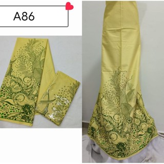 ผ้าบาติก ผ้าคอตตอน100% ผ้านิ่มไม่ลื่นสีไม่ตกซับน้ำได้(A110)ผ…