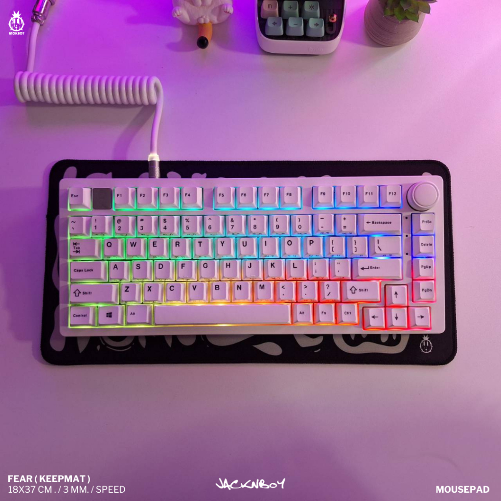 Jacknboy Unique Mousepad/แผ่นรองเมาส์ : FEAR (KB-MAT) รูปที่ 2