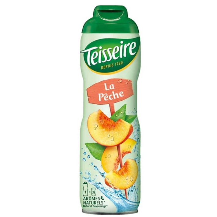 Teisseire Peach Syrup 600ml. เตสแซร์ พีช ไซรับ