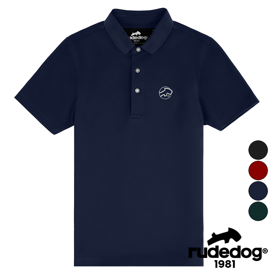 rudedog® Polo เสื้อโปโลผู้ชาย รู้ดด็อก รุ่น GLOBE ของแท้ 100% รู้ดด็อก