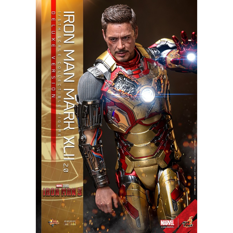 พรีออเดอร์ Hot Toys MMS759D66B Iron Man 3 - Iron Man Mark XLII (2.0) (Deluxe Version) (Special Editi