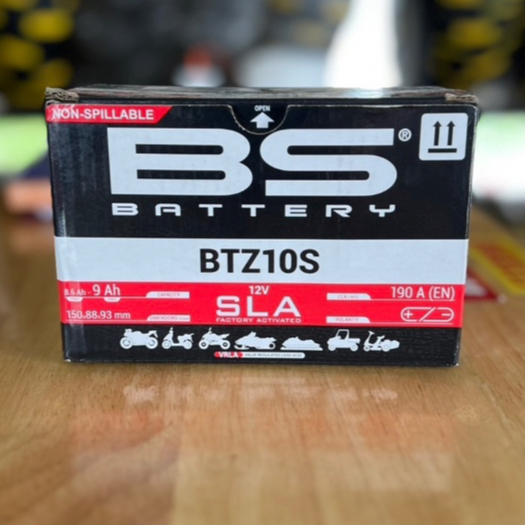 BS Battery SLA BTZ10S (FA) แบตเตอรี่ มอเตอร์ไซค์ขนาด 7 (ใช้ทดแทนYTZ10S)