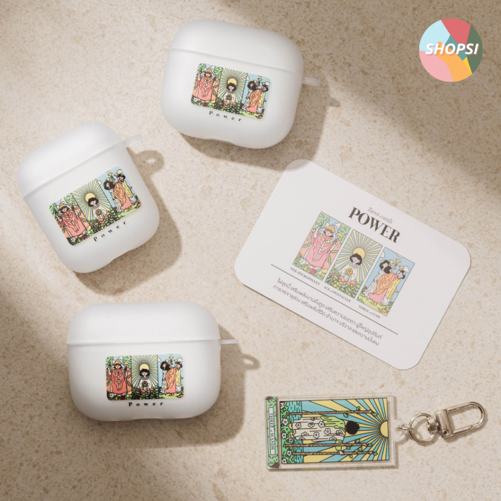 เคสลายไพ่ยิปซี Tarot card collection- case airpods เคสสำหรับใช้กับ airpods เคส Airpods Pro3 Gen4