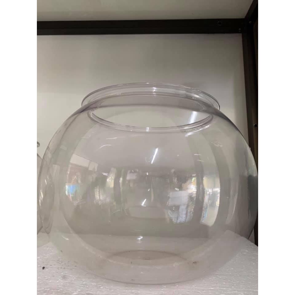 โหลกลมเลี้ยงปลา พลาสติก Round Pet Bowl จุได้ถึง 4 ลิตร ตกไม่แตก