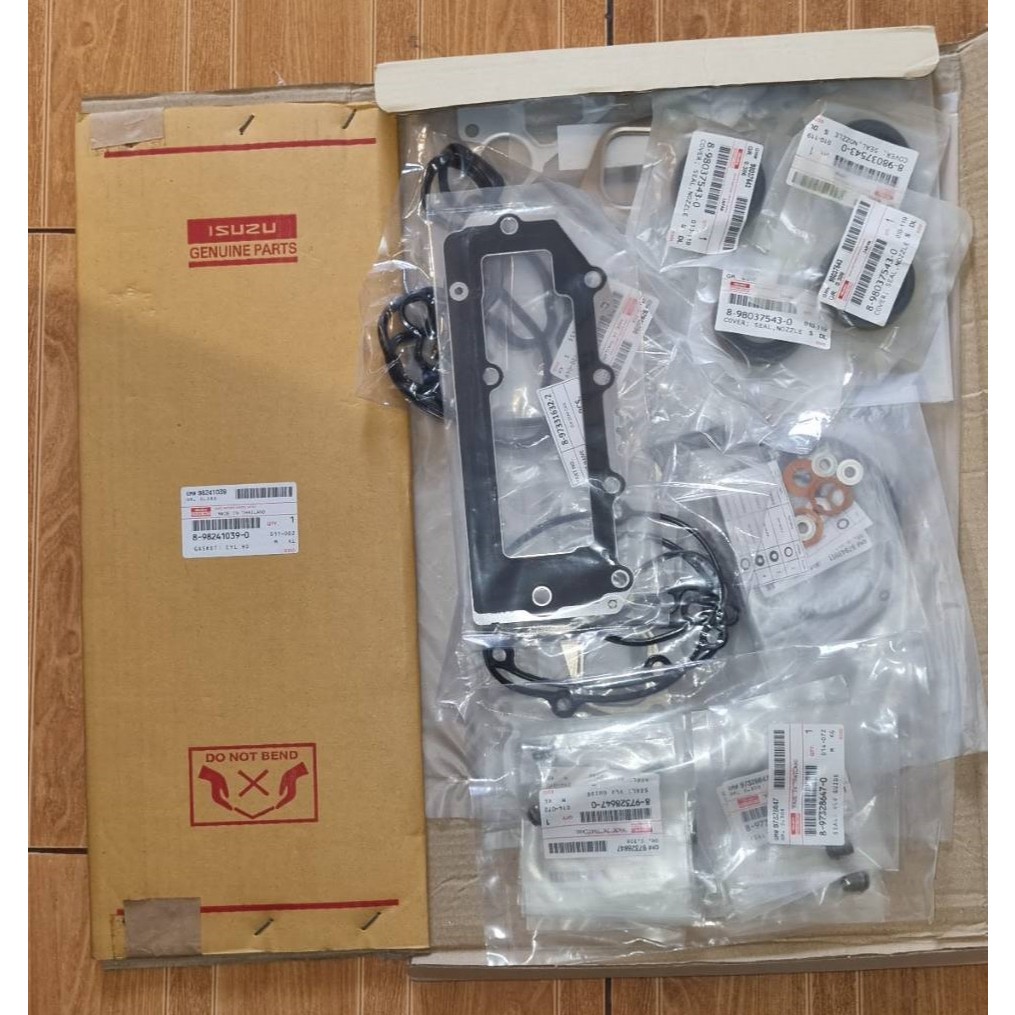 ปะเก็นชุดใหญ่ D-MAX 2005-2011  (4JJ1/4JK1) EURO3  และ 2014-2015 (4JJ/4JK) EURO4 แท้ห้าง TRIPETCH