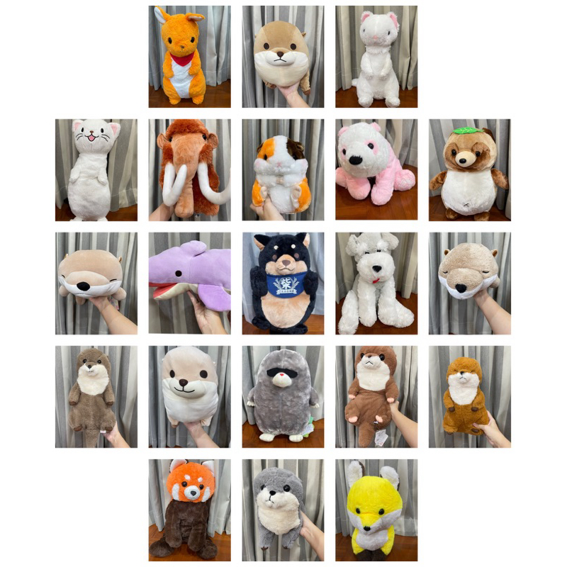 ตุ๊กตา อมูส Amuse ชิบะ ยอร์กเชอร์ ชเนาเซอร์ นกกีวี แรคคูน หนู หมี นาก จิ้งจอก แมมมอธ  เฟอเรท ชูก้า 10/11/24