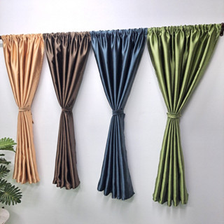 ม่านสอดสายเอ็นพร้อมสายรวบม่านในตัว เนื้อผ้าแบบกันแสง สำหรับผ…