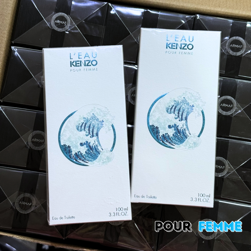 📌 Lot. ผลิต 2021  Kenzo L'eau par Kenzo Pour Femme 100 ml. กล่องซีล