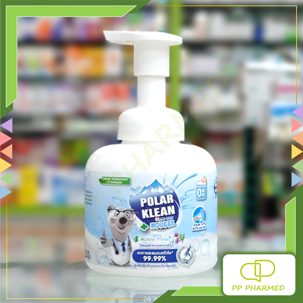 Polar Klean โฟมมูสทำความสะอาดมือ 0+ Polar Hand Soap Mousse 250ml