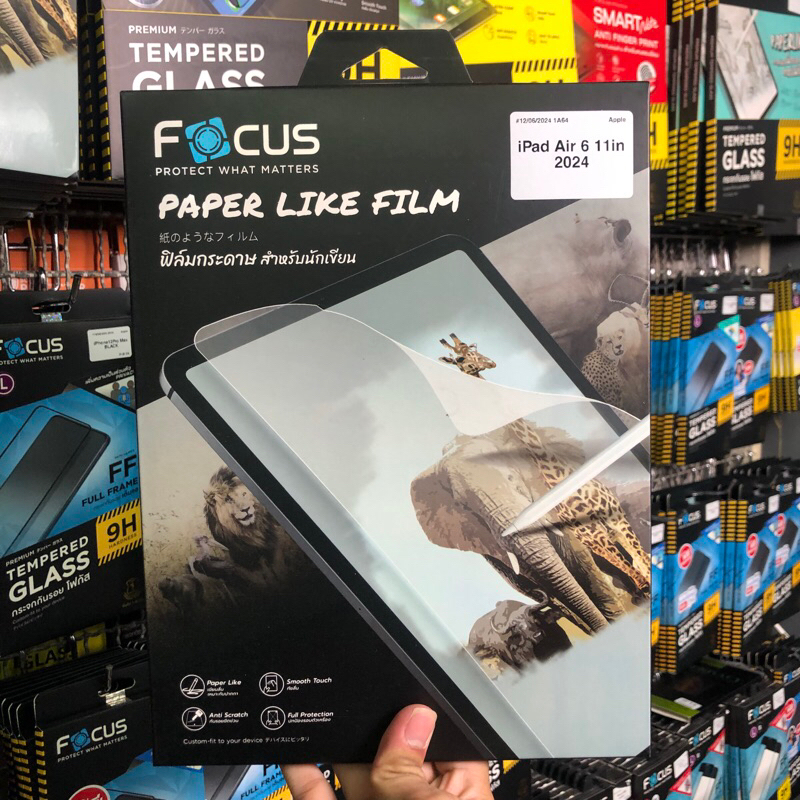 focus ฟิล์มกระดาษสำหลับ ipad (Air9.7)(gan7/8/910.2)(Air10.5)(Air4/510.9)(pro11)( Air11)(pro11 m4)