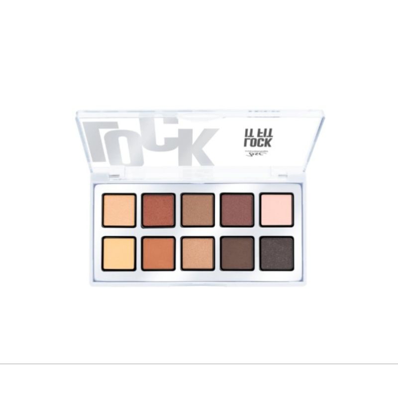 BSC Lock It Fit Absolute Romance Perfect Eyeshadow Palette 5.5g บีเอสซี อายแชโดว์พาเลทท์ 10สี