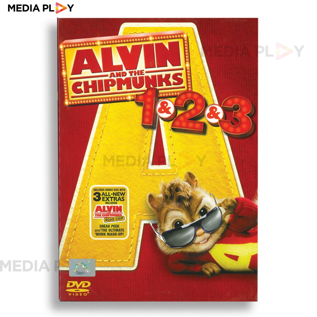 Media Play DVD Alvin And The Chipmunks 1-2-3 with Bonus Disc (S15901D)