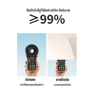 ร่ม ร่มอัตโนมัติ สีพื้น โครงร่ม ก้านใหญ่แข็งแรง ป้องกันรังสี พกพาสะดวก น้ำหนักเบา กันฝนกันแดดกันUV คุณภาพดีราคาถูก