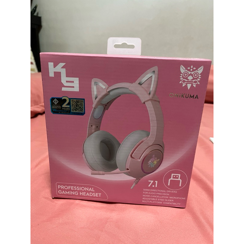 Onikuma Gaming Headset K9 Pink