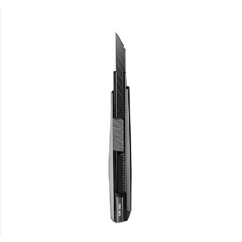 มีดคัตเตอร์สีดำ ใบมีดเอียง 30 องศา Deli 2037S Cutter