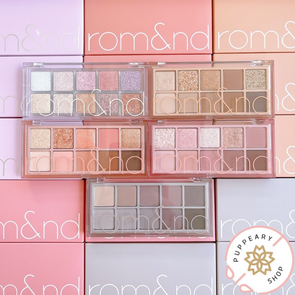 ( แท้/พร้อมส่ง อ่านรายละเอียดก่อนสั่ง) ROM&ND BETTER THAN PALETTE THE SECRET GARDEN