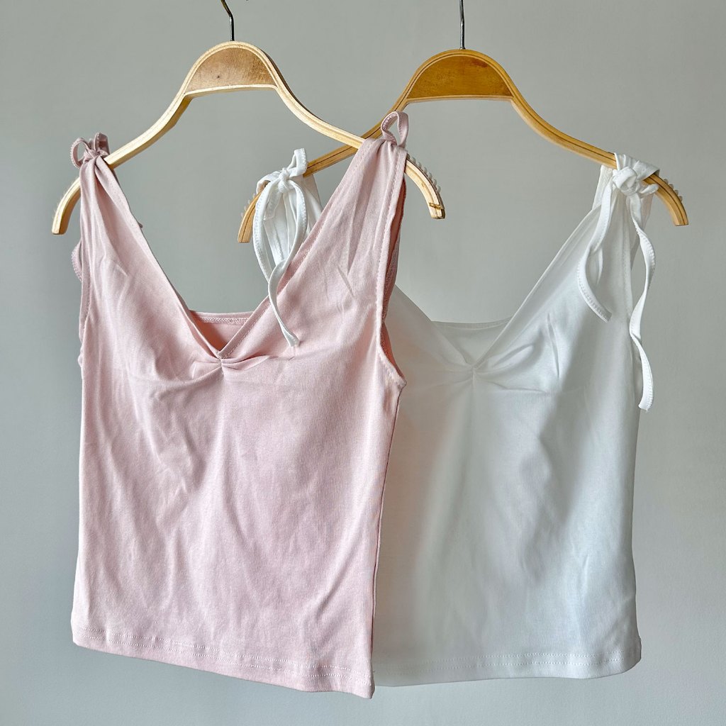 FYP-TOP| เสื้อครอปผู้หญิง ทรงเกาาหลี มินิมอล แฟชั่นผู้หญิง ผ้าคอตตอนใส่สบายสุดๆ ♡ find.your.palette