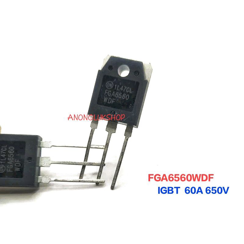 ราคาต่อ 1ตัว 👉👉 FGA6560WDF FGA6560 6560WDF IGBT 60A 650V TO-3P ไอจีบีที FGA6560 WDF