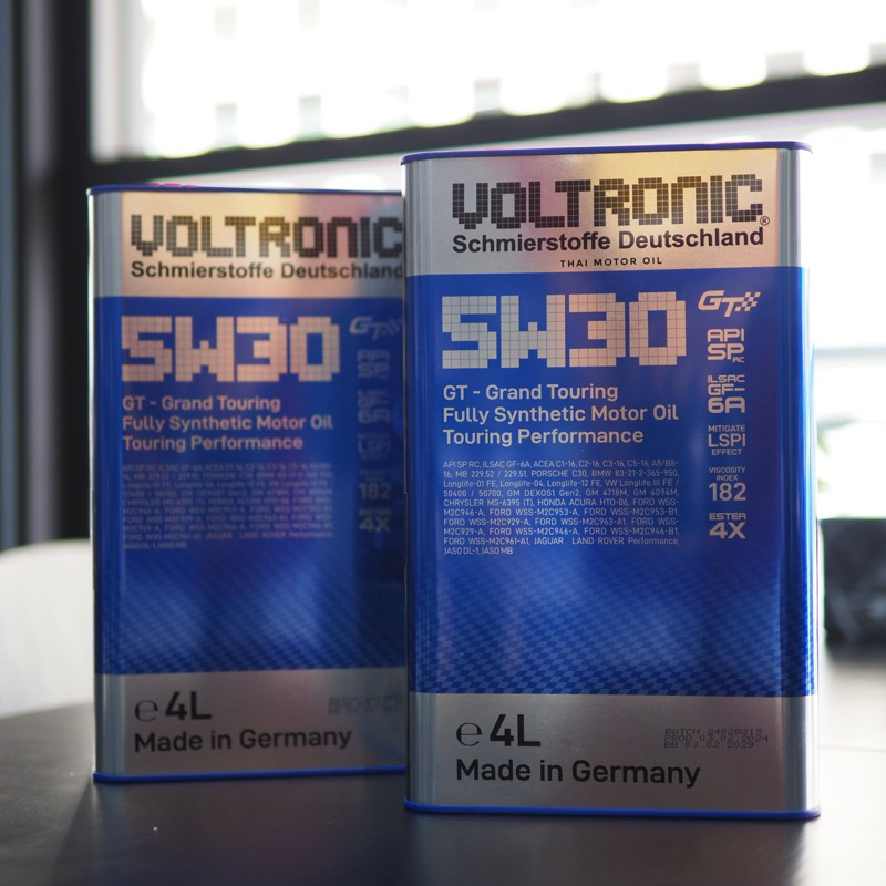 *ใหม่ล่าสุด 2025 Voltronic 5W-30 GT2 น้ำมันเครื่องสังเคราะห์แท้ แบรนด์เยอรมัน ใช้ได้ทั้งรถญี่ปุ่น และยุโรป
