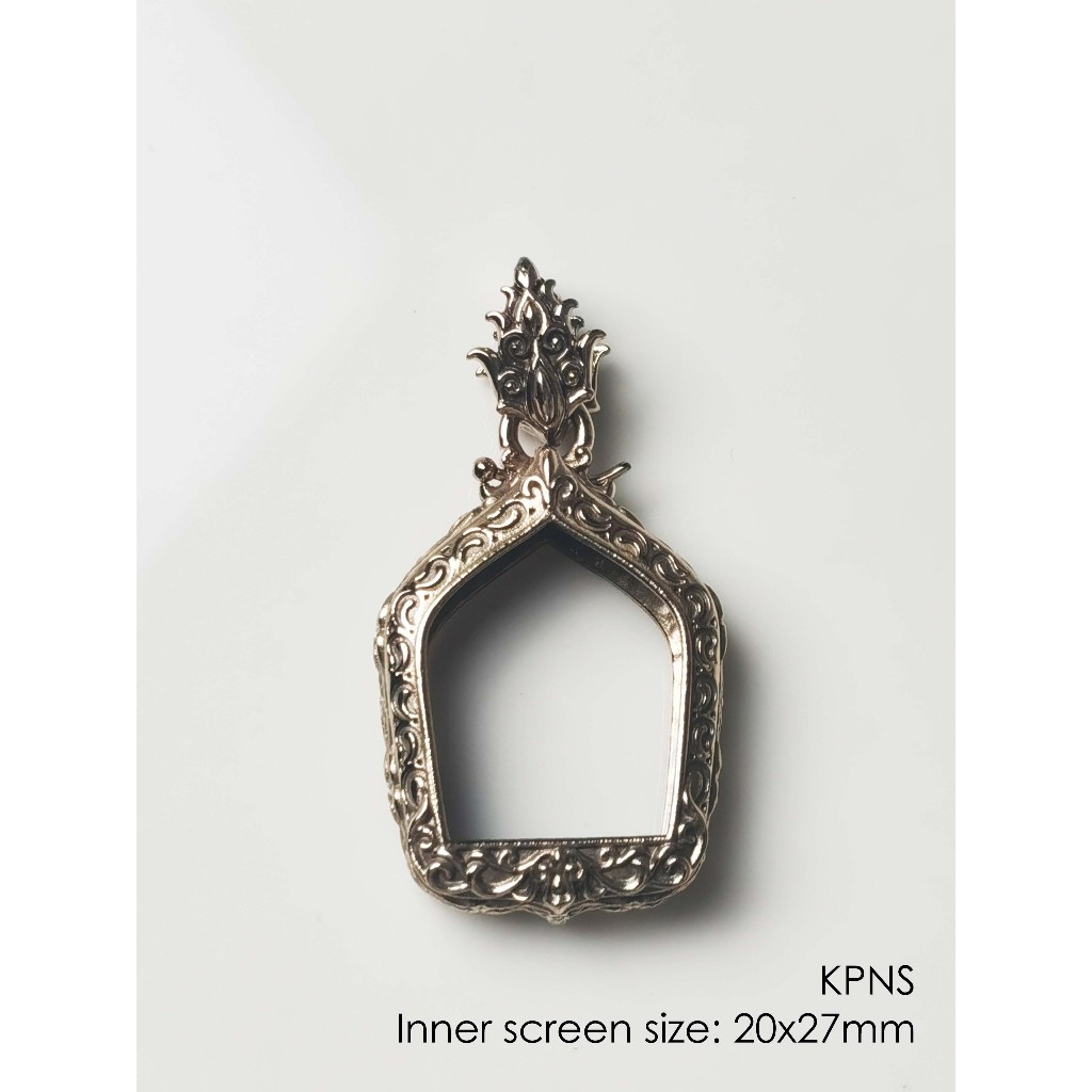 KPNSGoldenBronze Khun Paen Small amulet casing 20x27mm กรอบขุนแผน พิมพ์เล็ก บรอนซ์ทอง