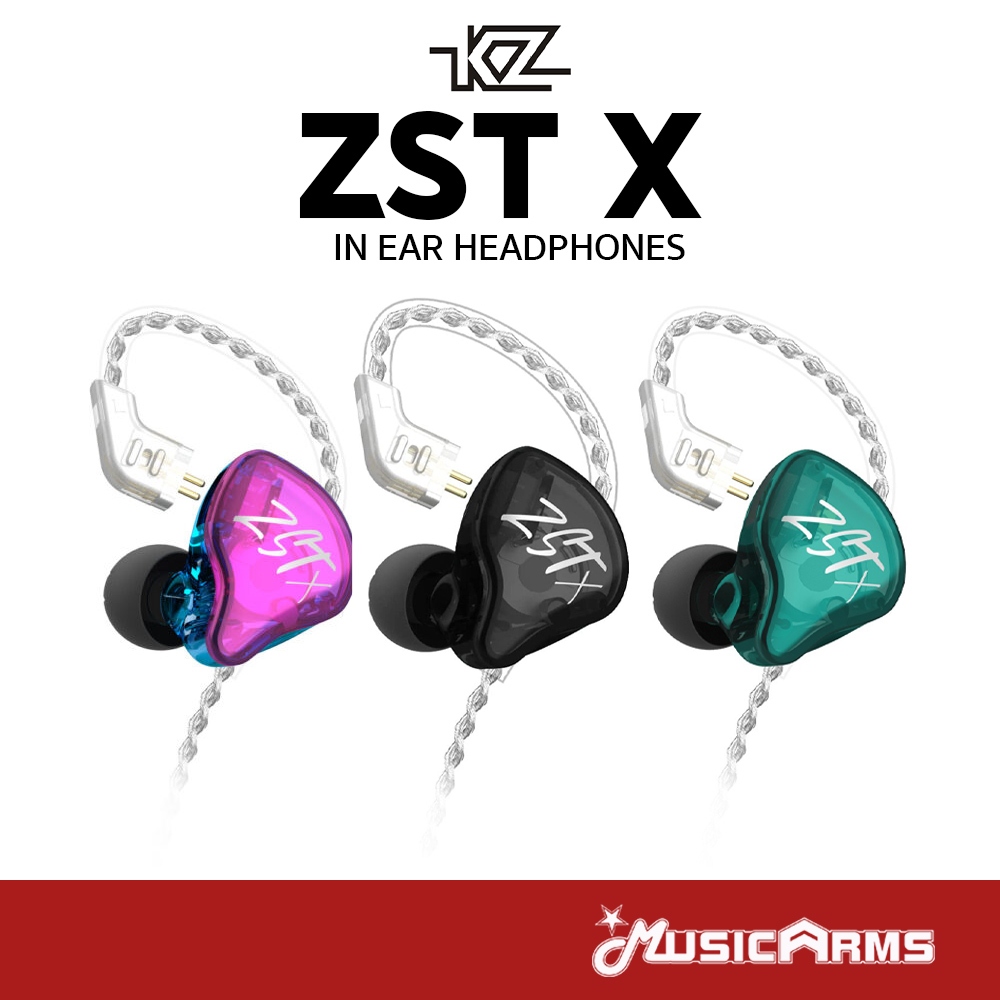 KZ ZST X หูฟังอินเอียร์ In Ear Headphones รับประกันศูนย์ Music Arms