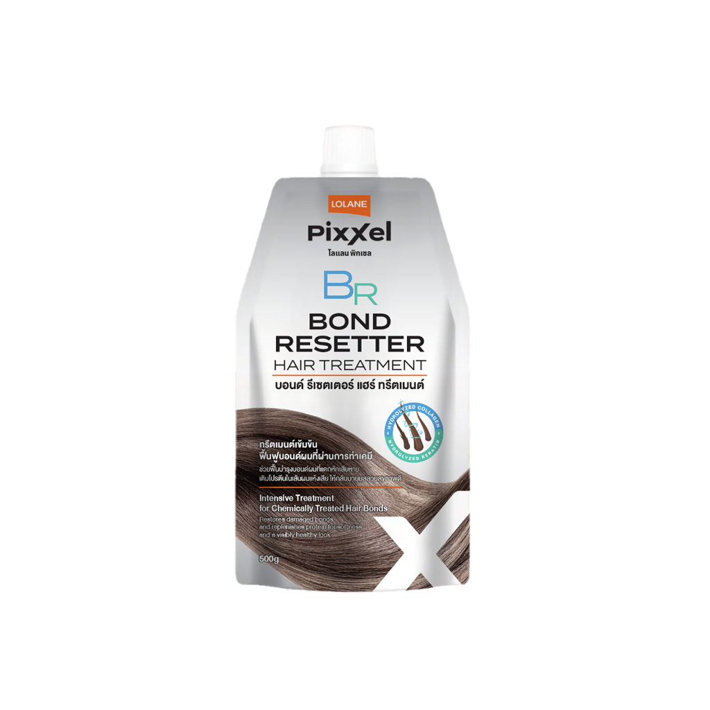 Lolane Pixxel Bond Resetter Hair Treatment 500g (6177) เชื่อมแกนผม โลแลน พิกเซล บอนด์ รีเซตเตอร์