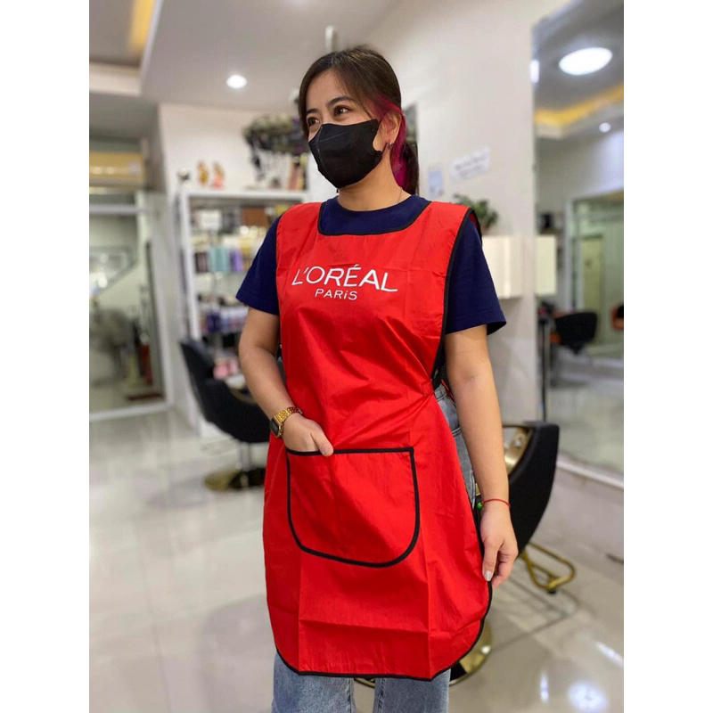 ผ้ากันเปื้อน เอี๊ยมช่างทำผมแบบสวม L'OREAL PARIS