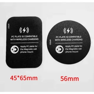 แผ่นติดมือถือในรถยนต์ เอาไว้ใช้กับยึดมือถือกับแม่เหล็ก รองรับ wireless charging ส่งจากไทย
