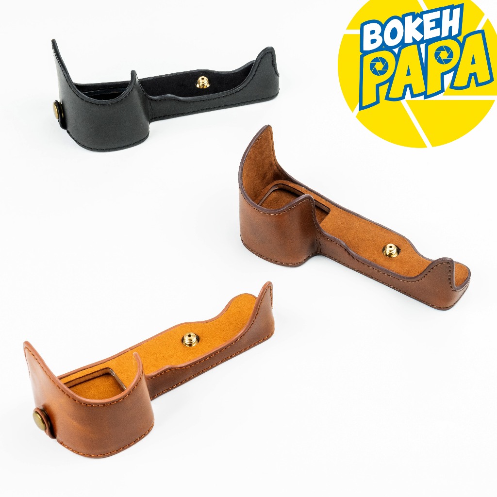 เคสหนัง Sony A6300 สามารถเปิดช่องแบตได้ ( เคส หนัง Leather Case / Half Case / เคส กล้อง โอลิมปัส A 6