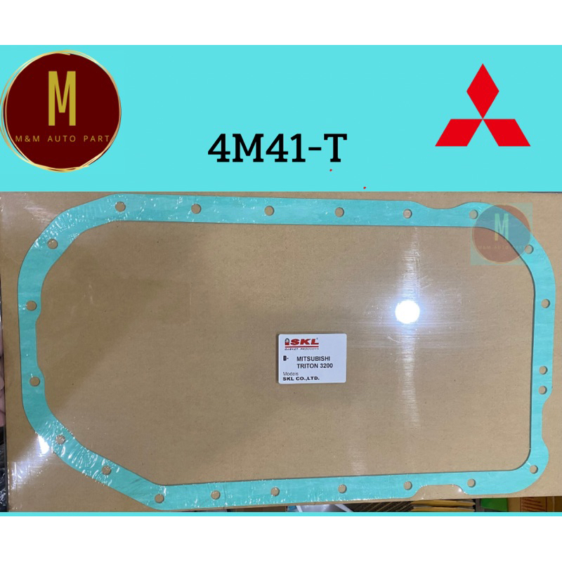 ประเก็นแคร้ง MITSUBISHI 4M41 TRITON 3200CC 16V ยี่ห้อ skl