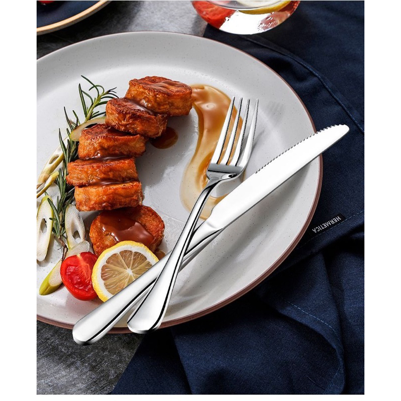 มีดสเต็กสแตนเลสแท้food grade อย่างดี