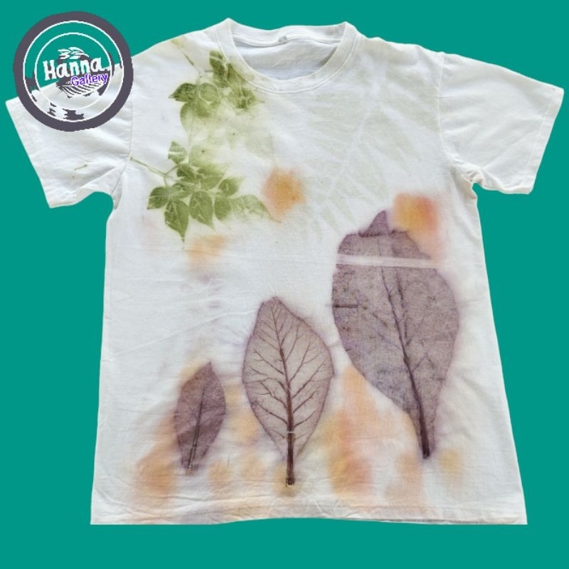 เสื้อยืดพิมพ์ลายจากธรรมชาติ Eco-print