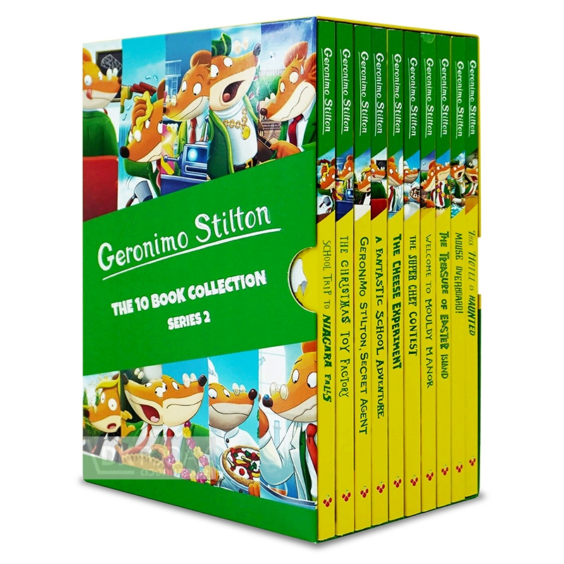 DKTODAY หนังสือ GERONIMO STILTON COLLECTION THE 10 BOOKS SERIES 2 (AGE7+) Box set