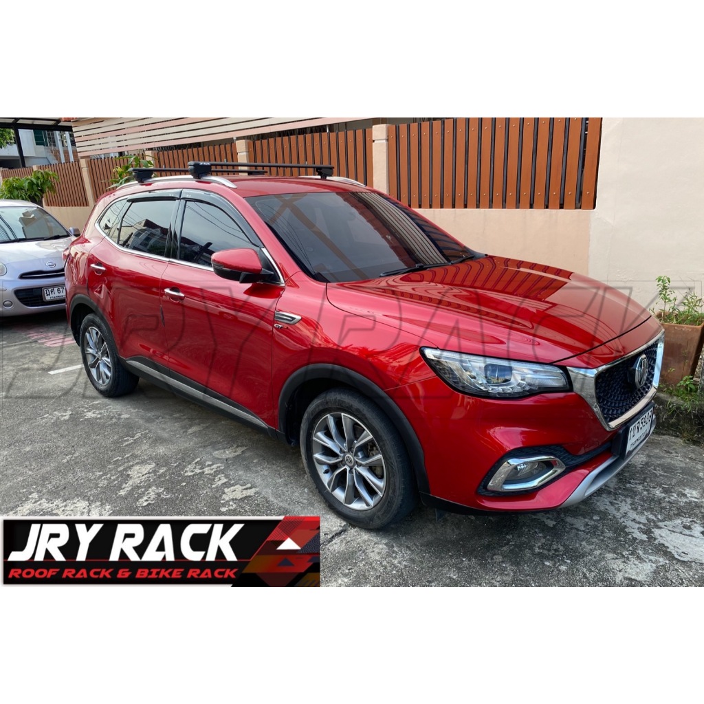 JRY Rack ชุดคานแร็ค MG HS ตรงรุ่น (ไม่เจาะตัวรถ) แร็คหลังคารถไฟฟ้า แร็คหลังคาMG HS ชุดคานขวางสำหรับM