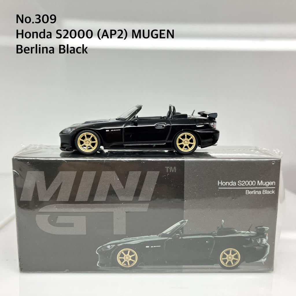 MiniGT No.309 Honda S2000 (AP2) MUGEN Berlina Black