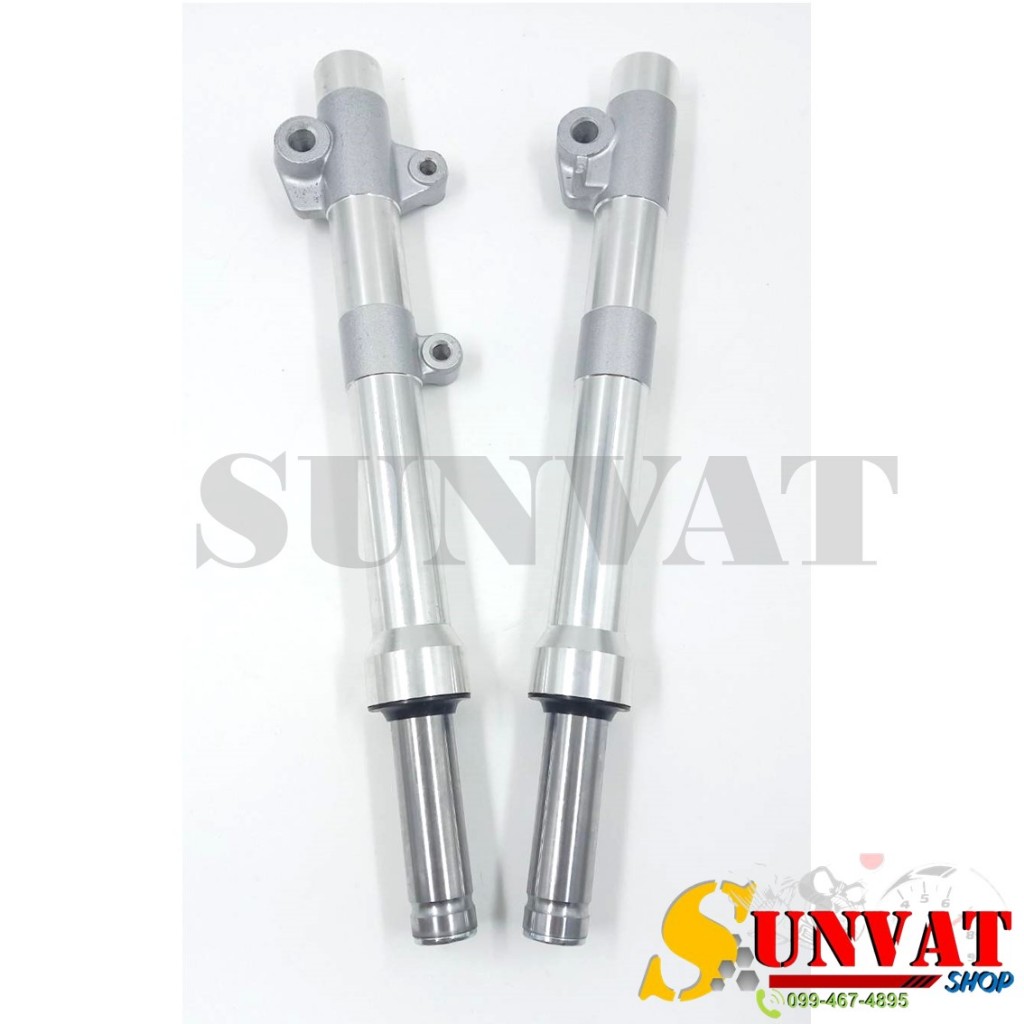 โช๊คหน้ากลึงเงา WAVE125/R/S/I(ไฟเลี้ยวบังลม) โช้คหน้า ตัดแกน 2.5 นิ้ว สำหรับเวฟ125 ตัวเก่า - รูปที่ 3