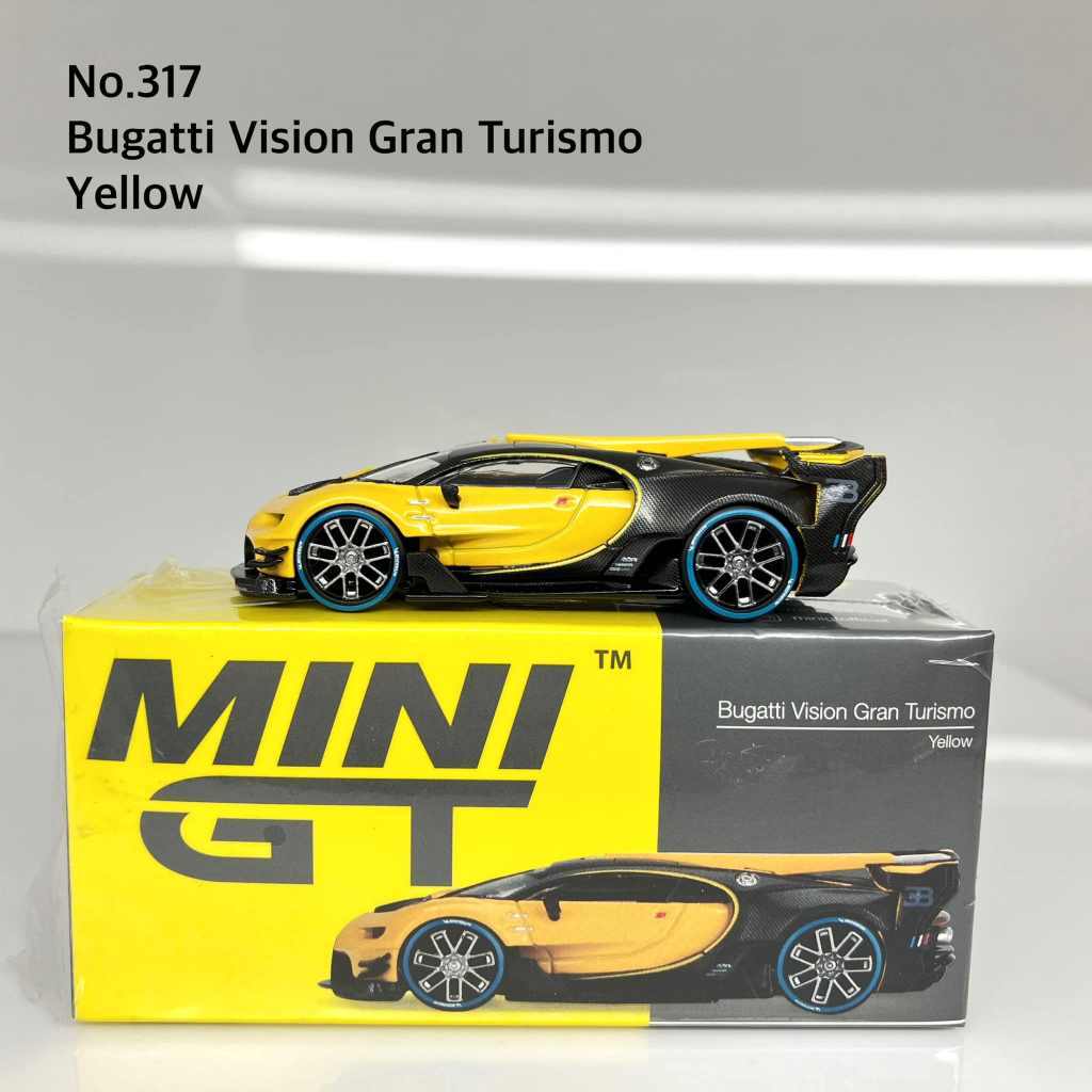 MiniGT 📌No. 317 📌 Bugatti Vision Gran Turismo Yellow