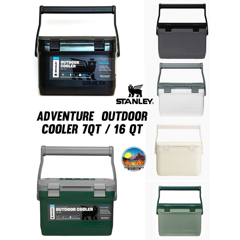 🇺🇸ของแท้ 100%🇺🇸Stanley Adventure  Outdoor cooler 7QT / 16 QT กระติกน้ำเแข็งแคมป์ปิ้ง(รับประกัน1ปี)