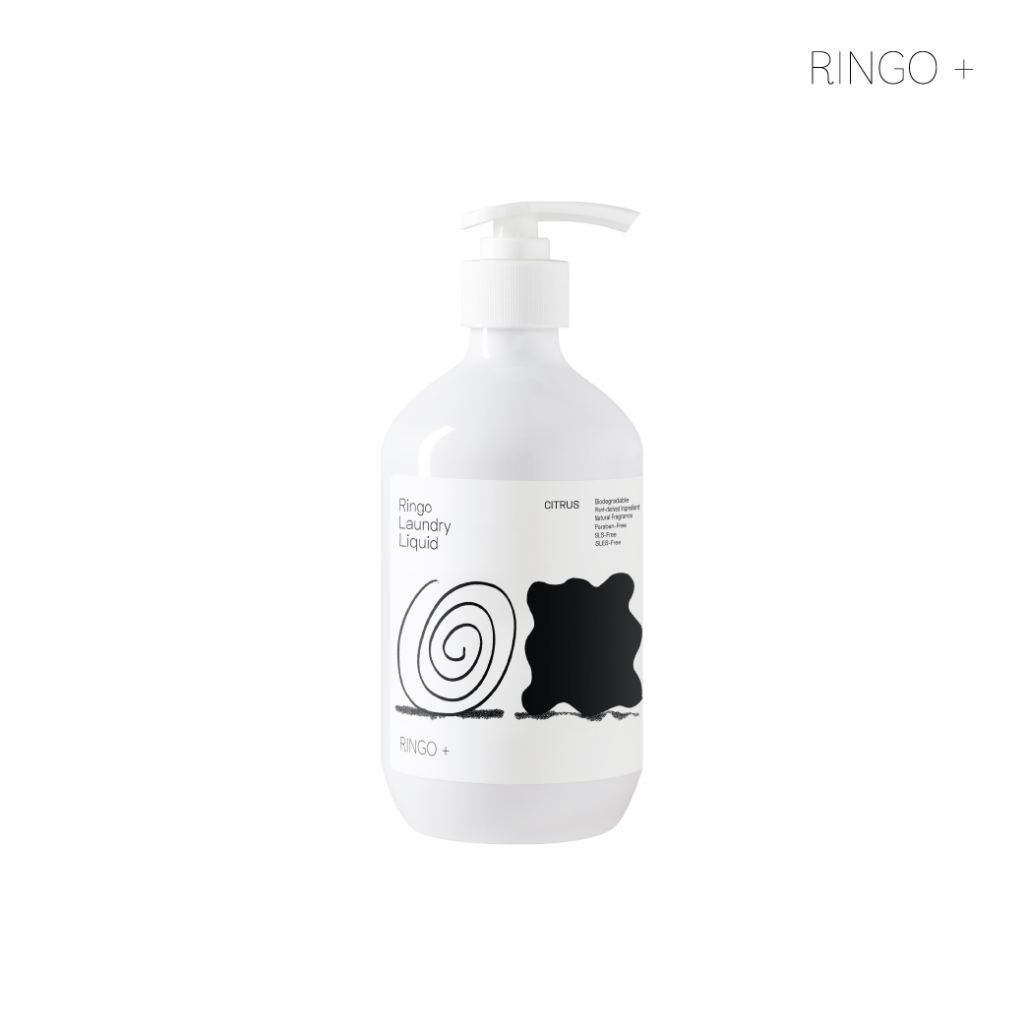 EVERYDAY & FRIENDS | Ringo Laundry Liquid 500 ml (Ringo) | น้ำยาซักผ้า บ้าน เครื่องซักผ้า กลิ่นหอม ขจัดคราบสกปรก
