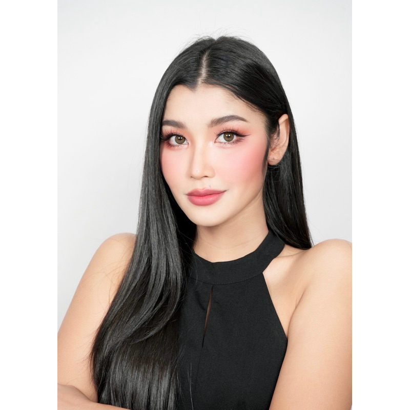 คอนแทคเลนส์ Karina Lens รุ่น Brownie รายเดือน วัสดุ Hema  ค่าอมน้ำ 42% DIA 14.00 BC. 8.5 mm ค่าสายตา