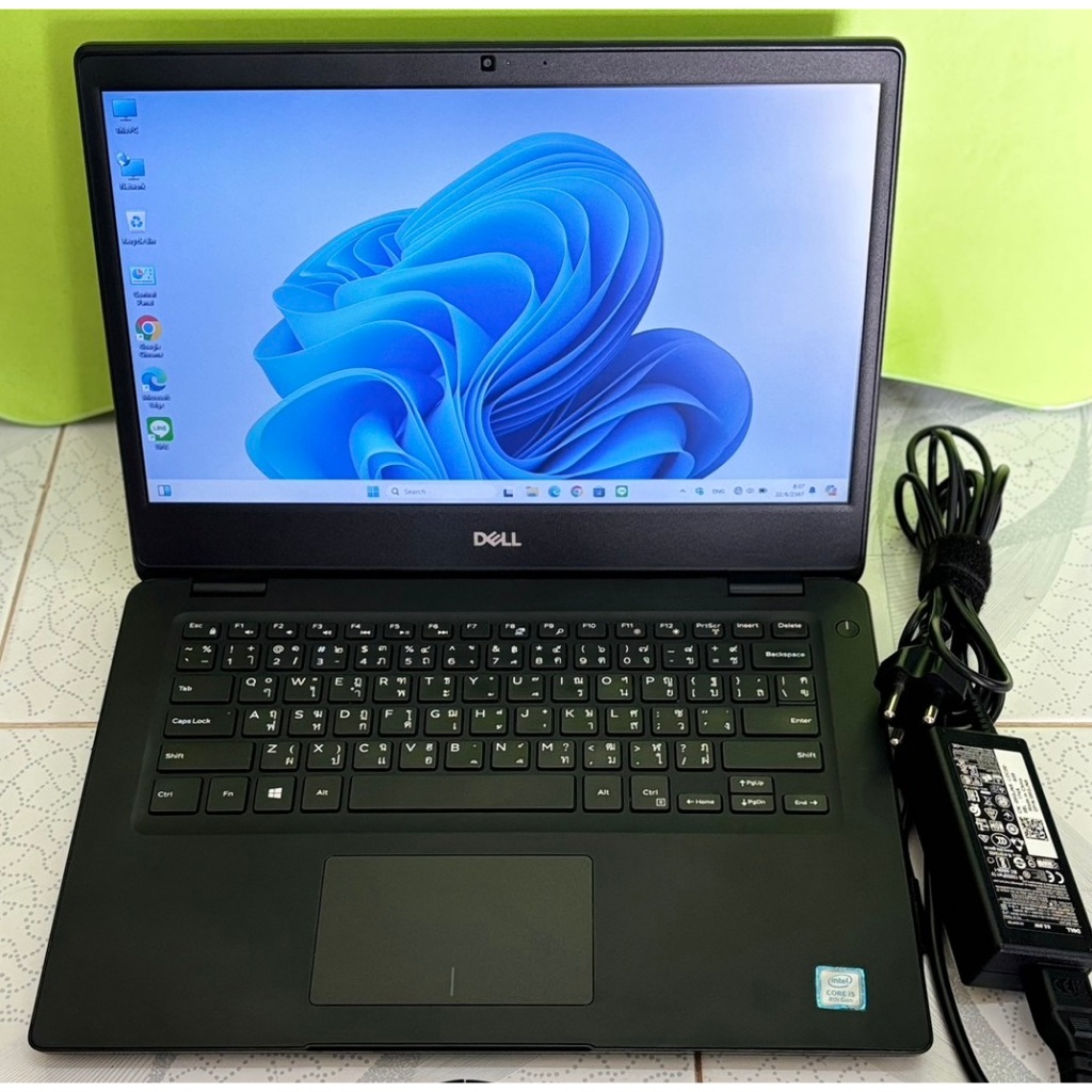 (คอมมือสอง) Notebook Dell Latitude 3400 i5 8265U Ram 8GB SSD M.2 256 GB UHD 620